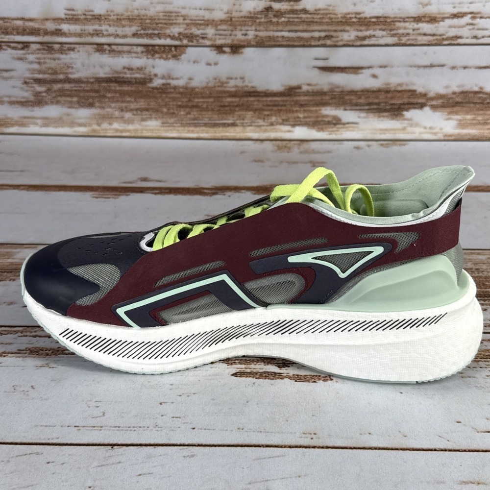 Stella McCartney x Adidas Navy Mint Maroon Neon Yellow Sneakers - Picture 6 of 10